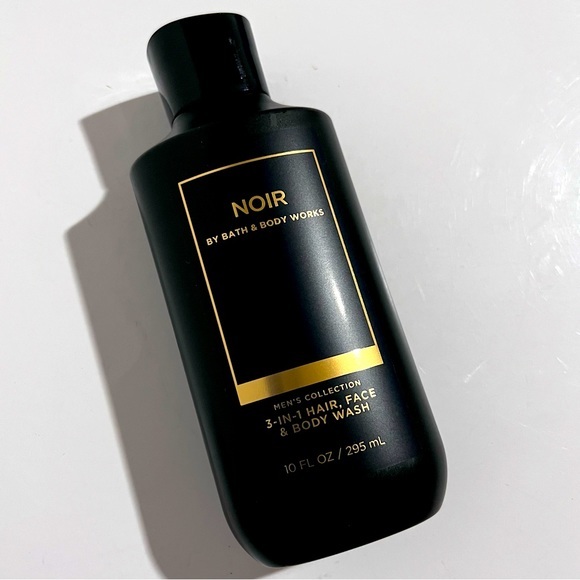 Bath & Body Works Men's NOIR 3-in-1 Hair, Face & Body Wash 10 oz - Picture 1 of 6